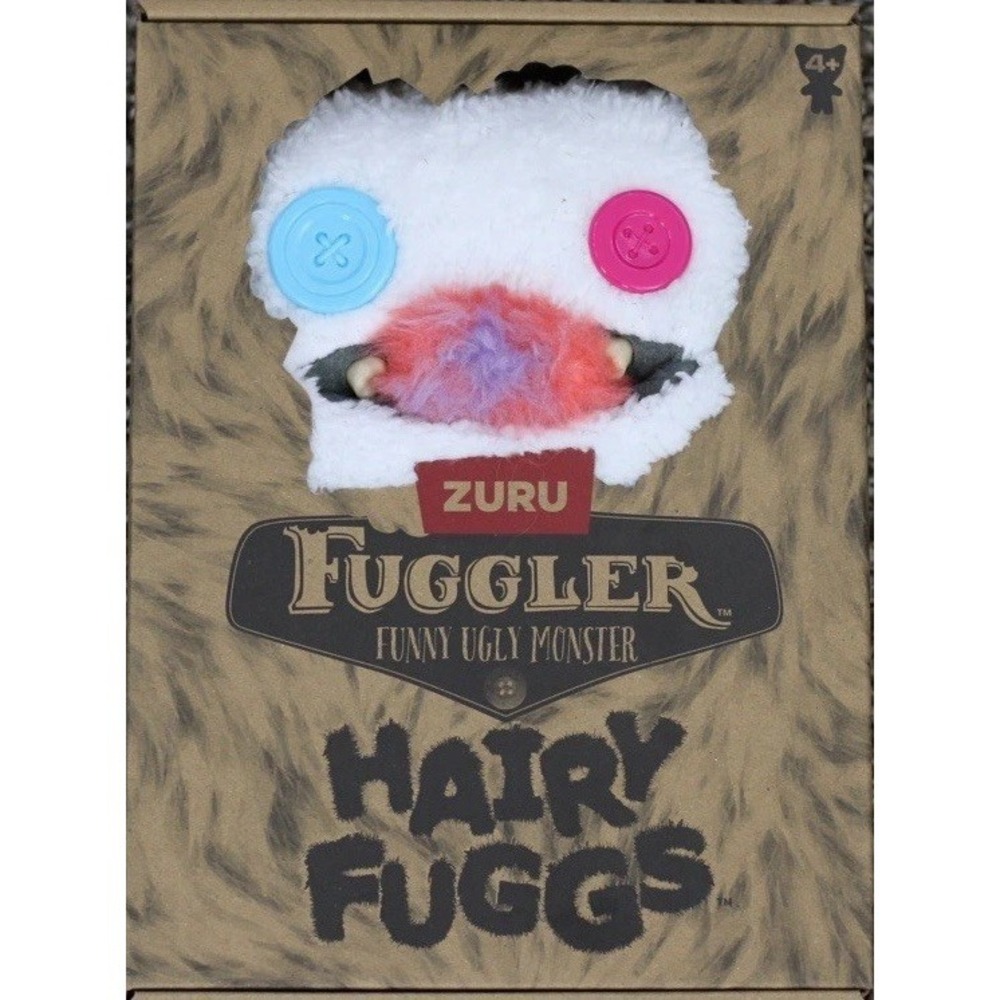 ZURU Fuggler Boogah Hairy Tongue Plush Hairy Fuggs Monster NIB‎ 9in Toy